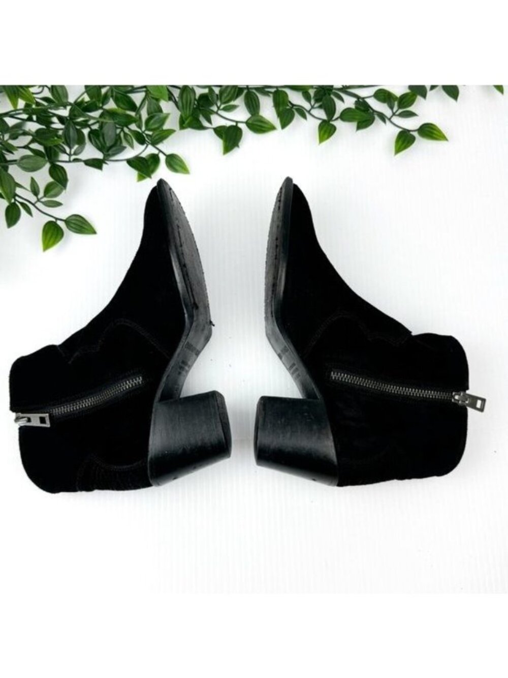 Zadig & Voltaire Molly Suede Boots 100% Genuine Leather ankle Boots 7 - Picture 6 of 12